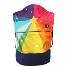 Load image into Gallery viewer, Rainbow Starburst - Toddler Size Carrier - Currently Made to Order