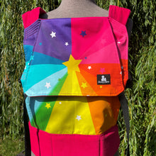 Load image into Gallery viewer, Rainbow Starburst Baby Carrier
