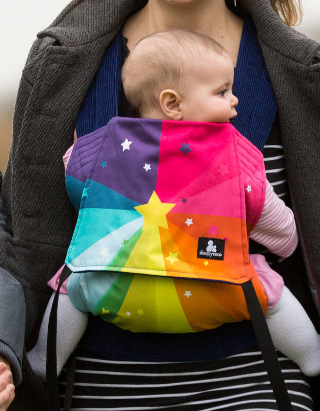 Rainbow Starburst Baby Carrier